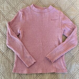 Roots Kids Lavender Ribbed Top